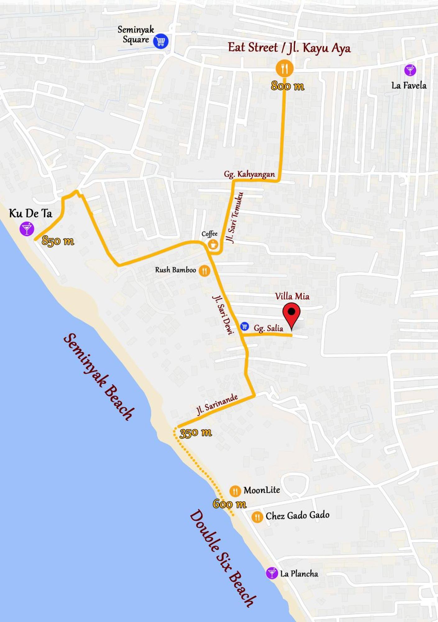 Villa Mia Seminyak - Boutique Villas Eksteriør bilde
